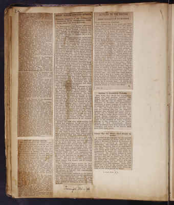 1882 Scrapbook of Newspaper Clippings Vo 1 031